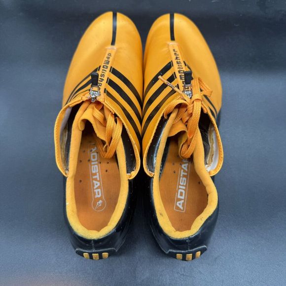 ADIDAS 2007 ADISTAR DEMOLISHER SPRINT CLEAT MENS SIZE 12.5 ORANGE RUNNING 114510 - Picture 6 of 10